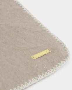 Katie Loxton Whipstitch Scarf Taupe Sale