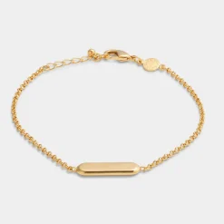 Katie Loxton With Love' Waterproof Gold Signet Bracelet Sale