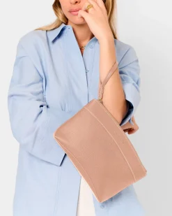 Katie Loxton Wristlet Clutch Peony Blush