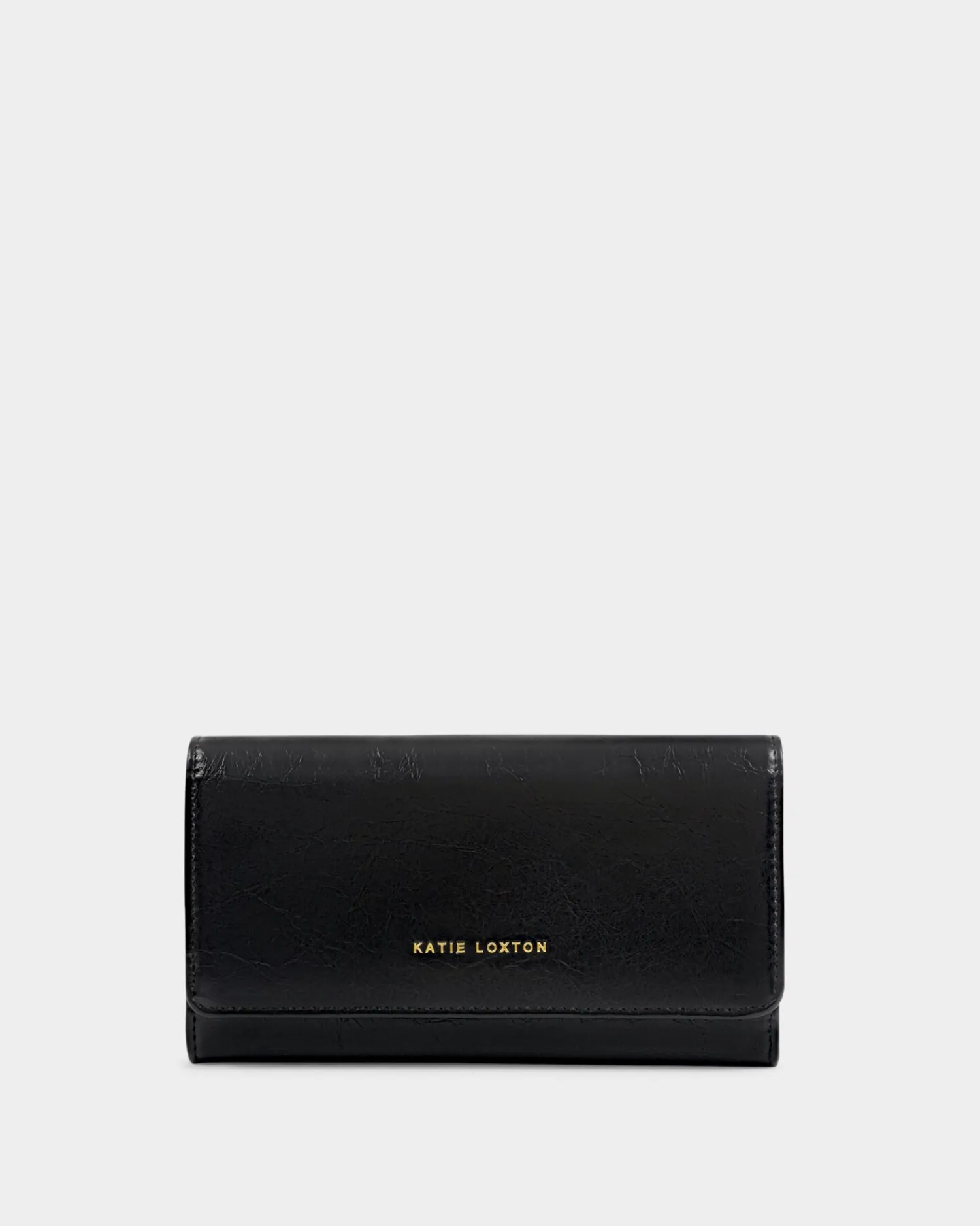Katie Loxton Zea Patent Crackle Crossbody Purse Black Best