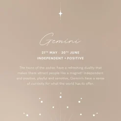 Katie Loxton Zodiac Jewellery Box 'Gemini' 21st May 20th Jun Hot