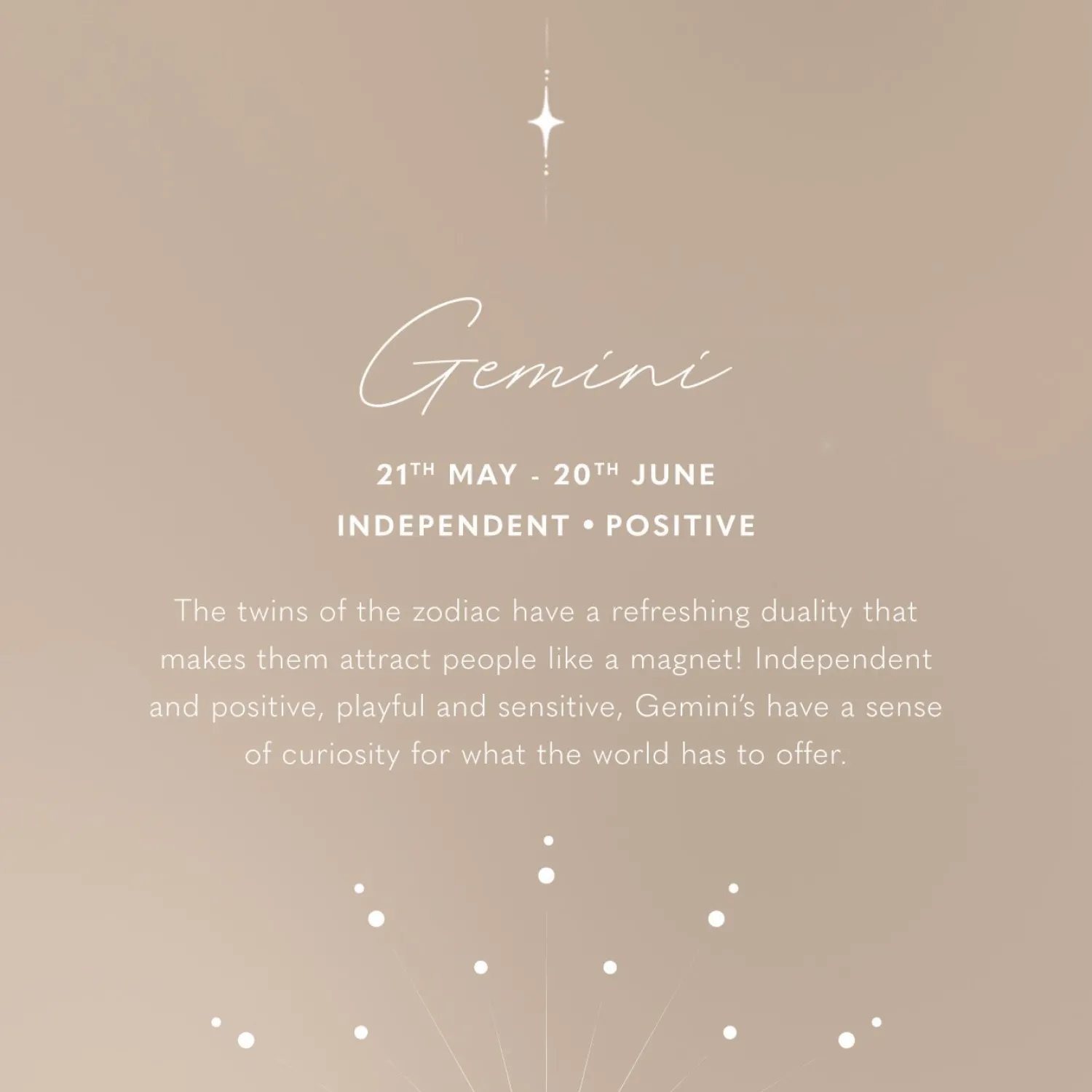 Katie Loxton Zodiac Jewellery Box 'Gemini' 21st May 20th Jun Hot