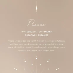 Katie Loxton Zodiac Jewellery Box 'Pisces' 19th Feb 20th Mar Discount