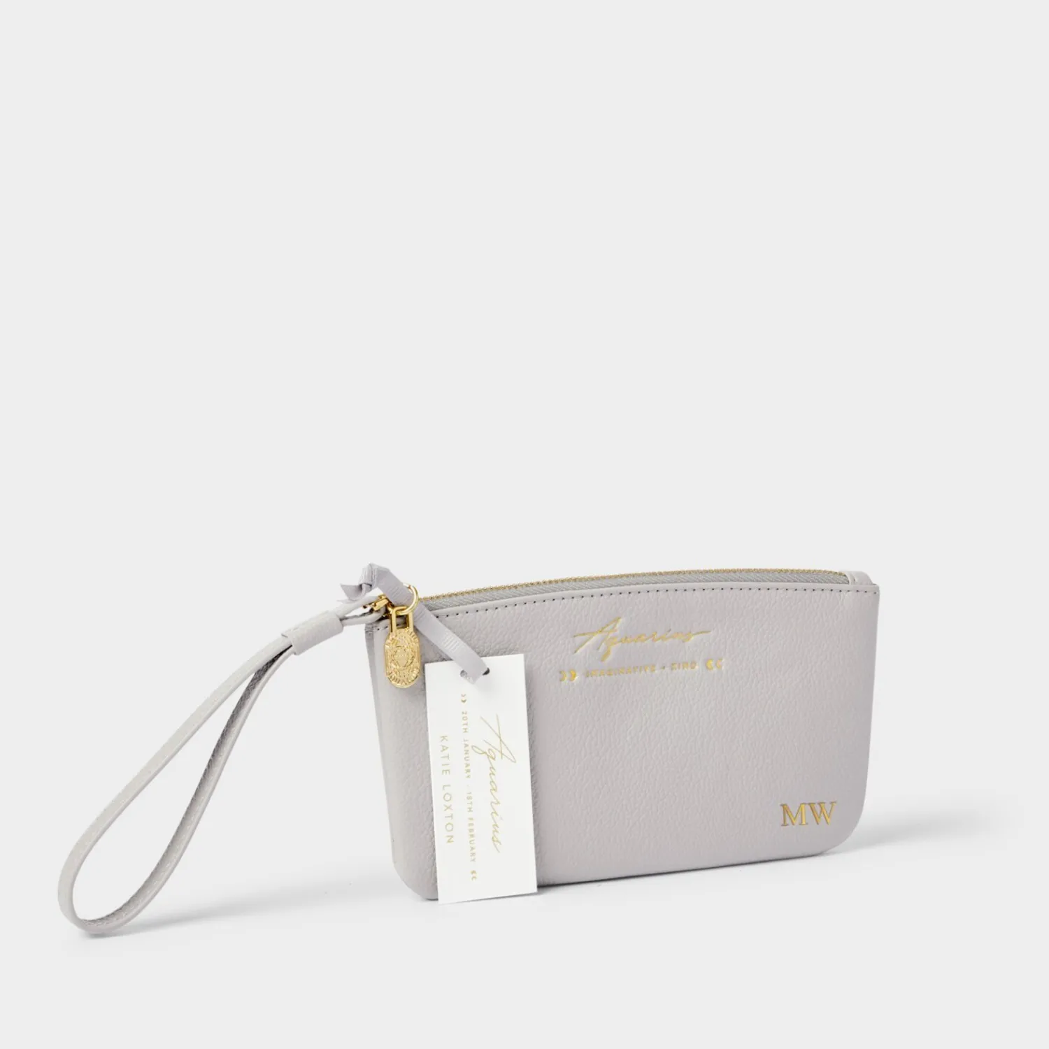 Katie Loxton Zodiac Wristlet Pouch 'Aquarius' 20th Jan 18th Feb New