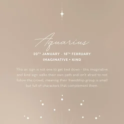 Katie Loxton Zodiac Wristlet Pouch 'Aquarius' 20th Jan 18th Feb New