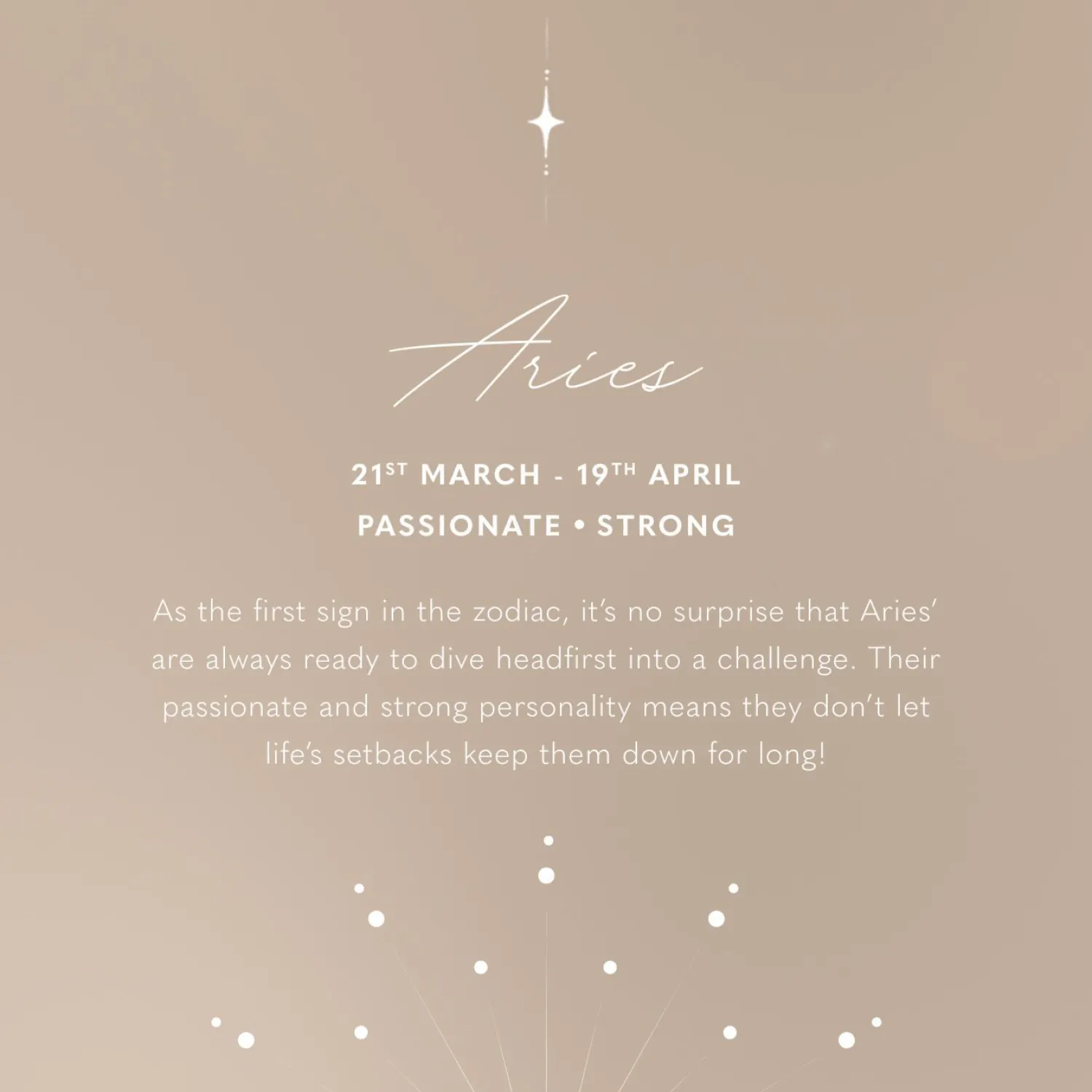 Katie Loxton Zodiac Wristlet Pouch 'Aries' 21st Mar 19th Apr